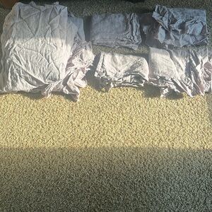 Pottery barn Belgian Flax linen set